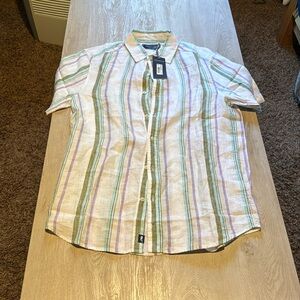 New vineyard vines linen shirt